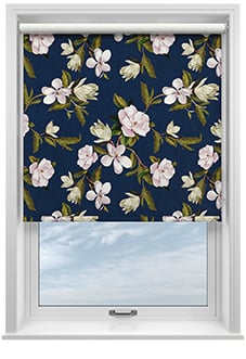 Ted Baker Opal Floral, Navy - Roller Blind